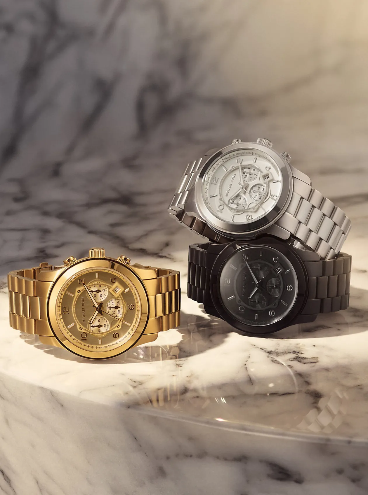 Oversized Runway Gold-Tone Watch