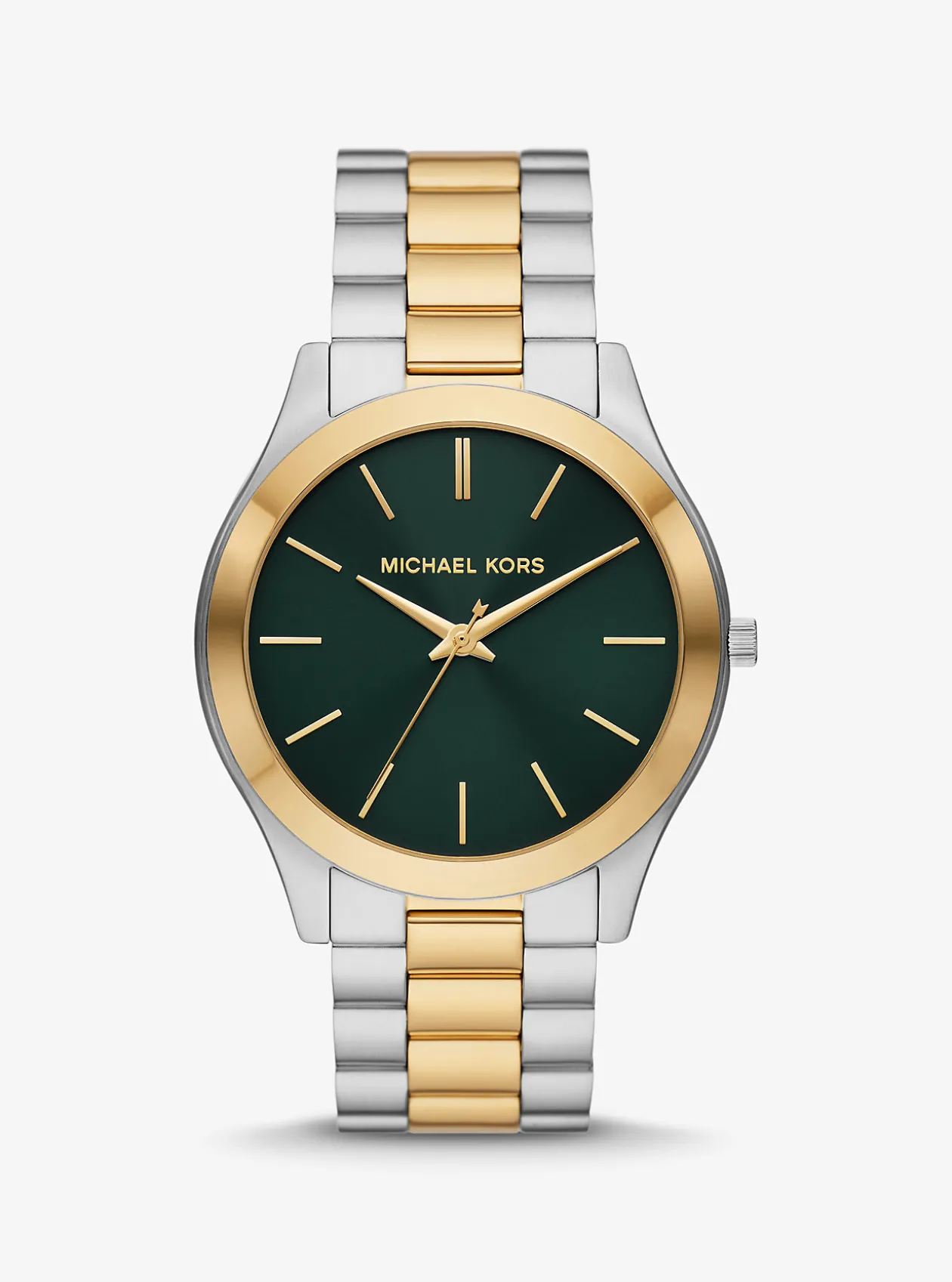 Oversized Slim Runway Two-Tone Watch