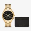 Oversized Slim Runway Watch and Card Case Gift Set