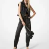 Pebbled Leather Moto Vest