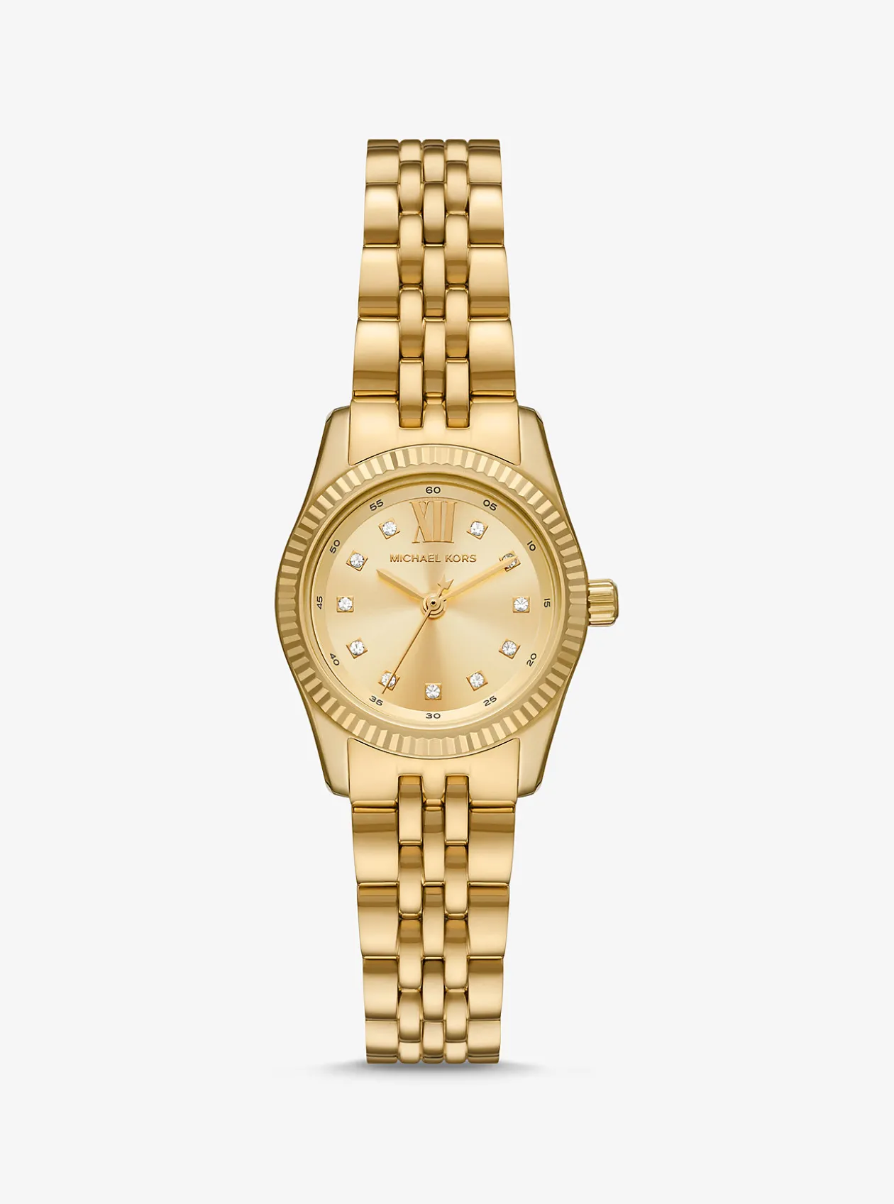 Petite Lexington Pavé Gold-Tone Watch
