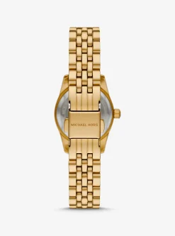 Petite Lexington Pavé Gold-Tone Watch