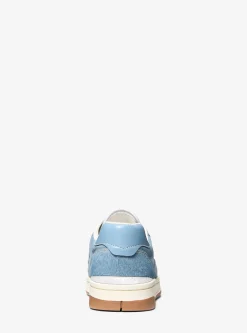 Pia Quilted Suede Trainer