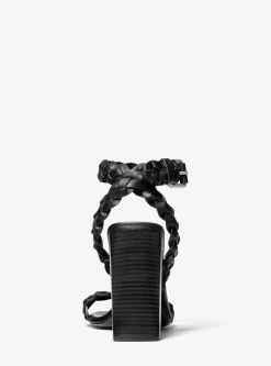 Pippa Woven Leather Sandal