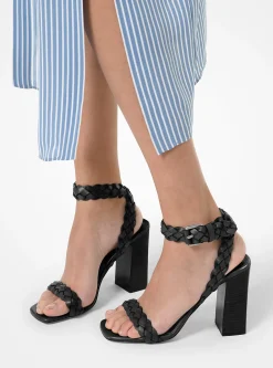 Pippa Woven Leather Sandal