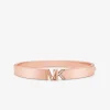 Precious Metal-Plated Brass Pav&eacute; Logo Bangle
