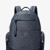 Prescott Large Signature Logo Print Woven Backpack