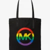 PRIDE Rainbow Logo Cotton Tote Bag