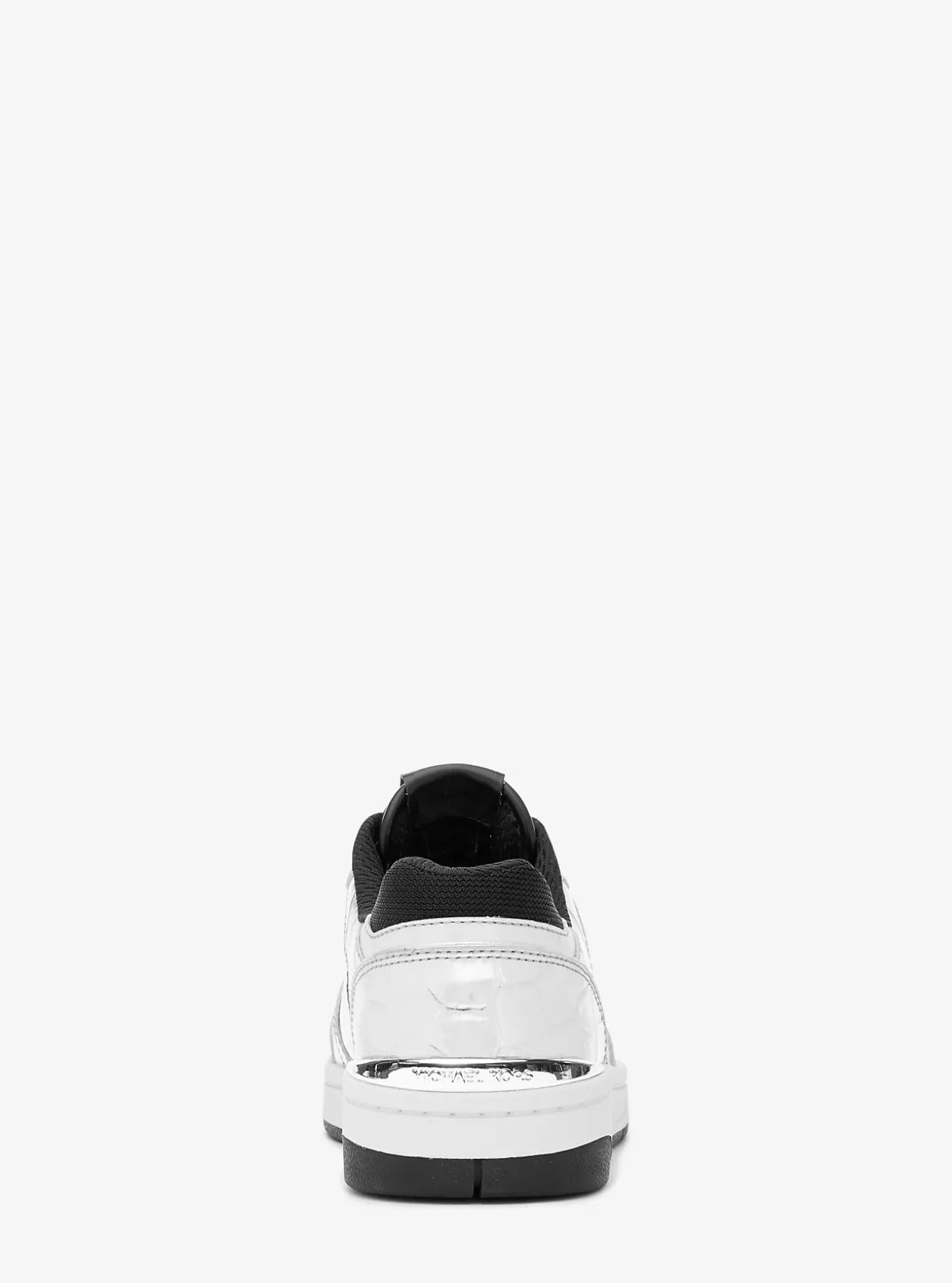 Rebel Metallic Crocodile Embossed Leather Sneaker