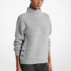 Ribbed Funnel Neck Sweater