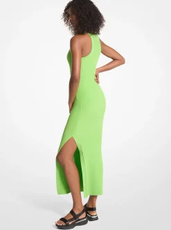 Ribbed Stretch Knit Tank Dress
