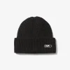 Ribbed Stretch Wool Beanie Hat