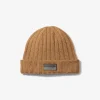 Ribbed Wool Beanie Hat