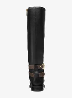 Rory Leather and Logo Boot