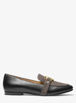 Rory Leather and Logo Loafer
