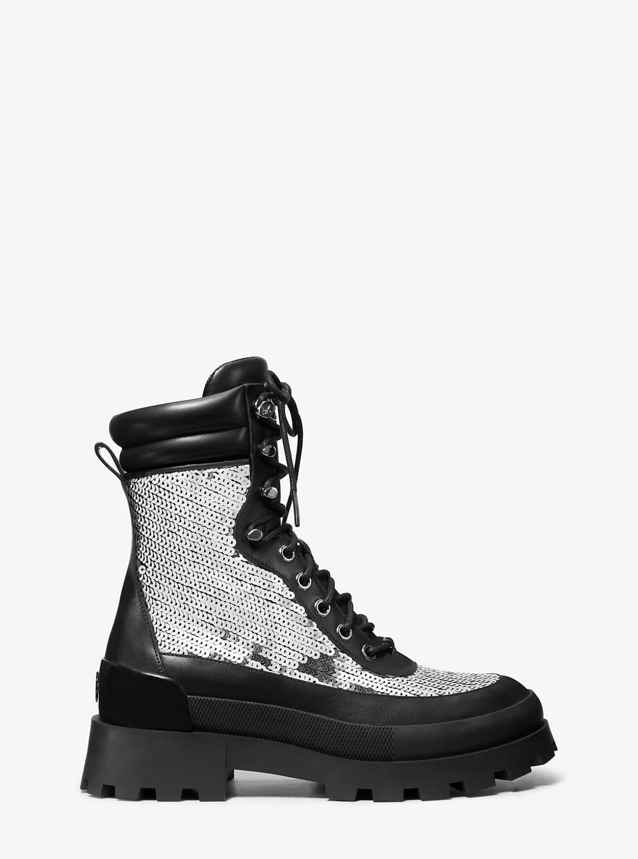 Rowan Embellished Leather Lace-Up Boot