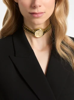Runway Gold-Tone Wrap Watch