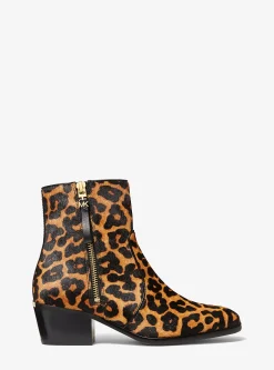 Sawyer Leopard Print Calf Hair Boot