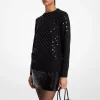 Sequined Dot Wool Sweater