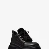 Shiloh Leather and Faux Fur Platform Boot