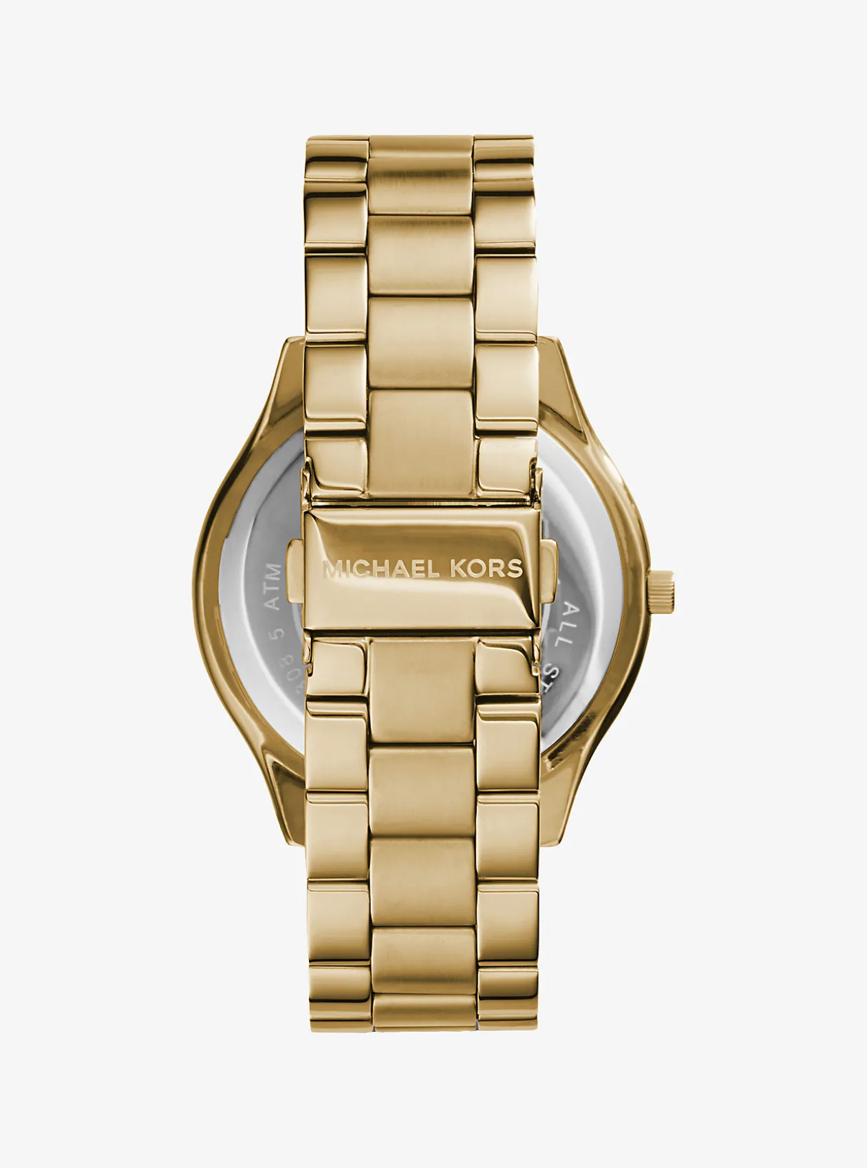 Slim Runway Gold-Tone Stainless Steel Watch
