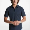Slim-Fit Stretch Cotton Shirt