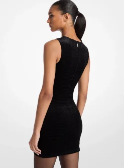 Smocked Velvet Dress