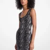Snake Jacquard Dress