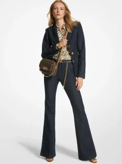 Stretch Denim Blazer