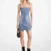 Stretch Denim Mini Dress