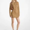 Stretch Organic Cotton Lace-Up Dress