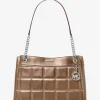 Susan Medium Quilted Leather Tote Bag