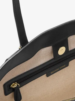 Taryn Large Cheetah Print Calf Hair and Leather Tote Bag