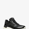 Trevor Leather and Stretch Knit Trainer