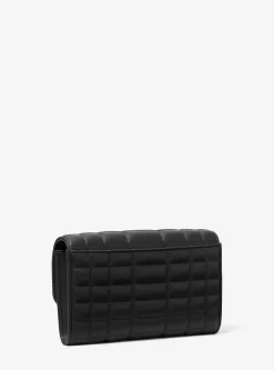 Tribeca Large Leather Convertible Crossbody Bag