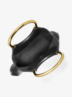 Ursula Large Leather Ring Tote Bag