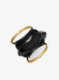 Ursula Small Leather Ring Tote Bag