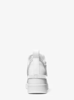 Willis Crystal Embellished Stretch Knit Trainer